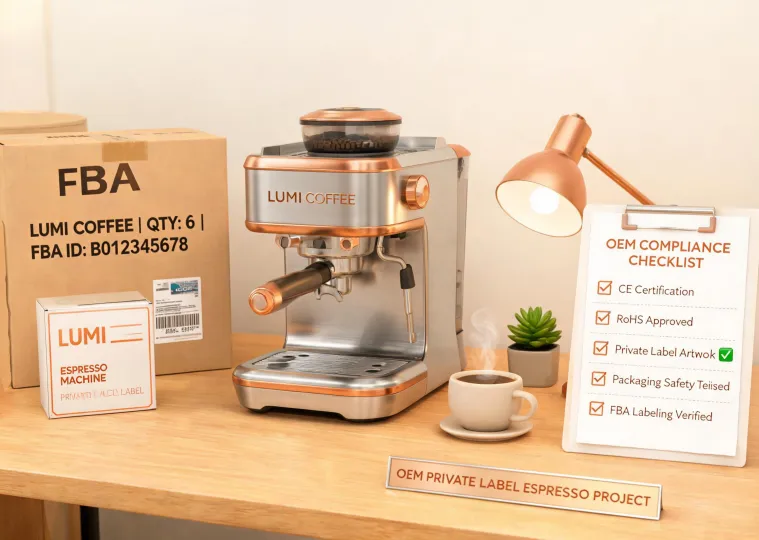 Coffee appliance service planning desk